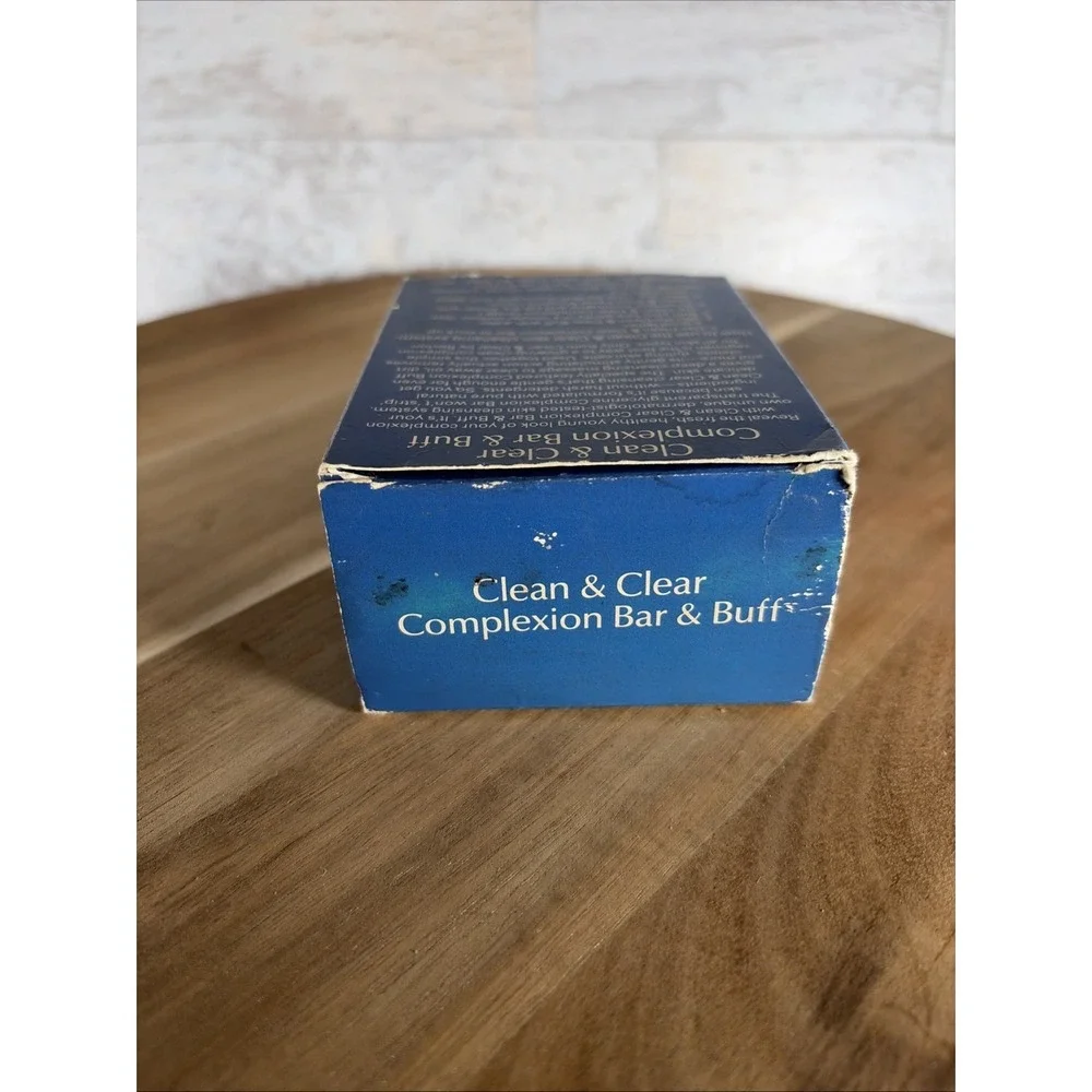 Vintage Revlon Clean & Clear Complexion Bar & Buff Skin Cleansing Soap 3 oz NOS
